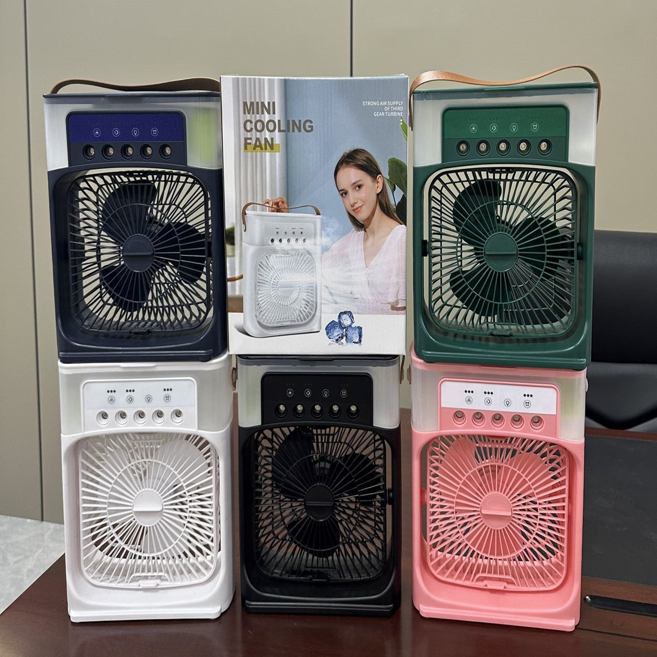 Portable 3-in-1 Air Cooler Fan with Humidifier