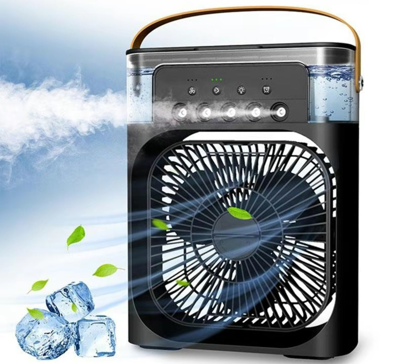 Portable 3-in-1 Air Cooler Fan with Humidifier
